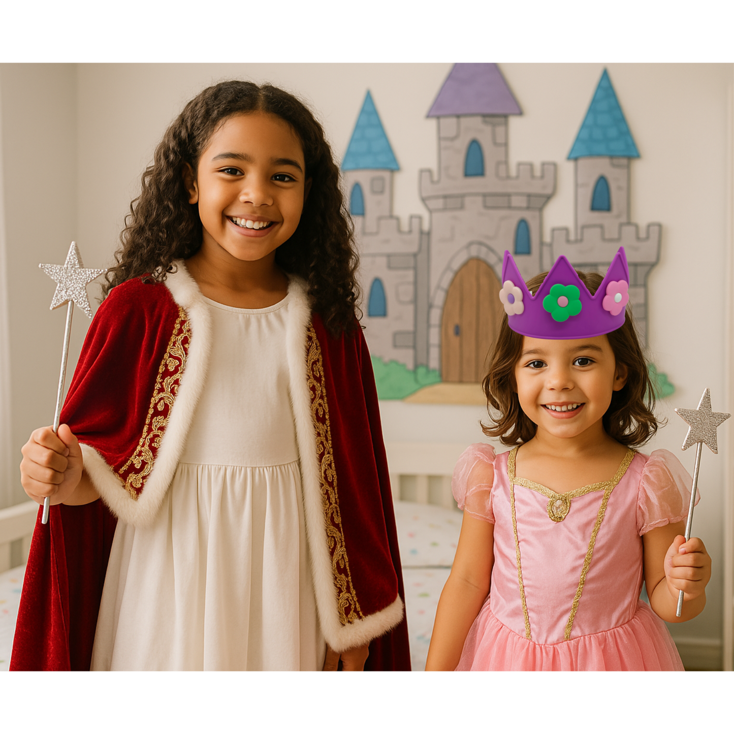 Cutie Crowns™ Kids Adjustable Dress Up & Birthday Party Crown – Purple