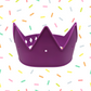 Cutie Crowns Purple Birthday Crown Dress Up Crown Confetti