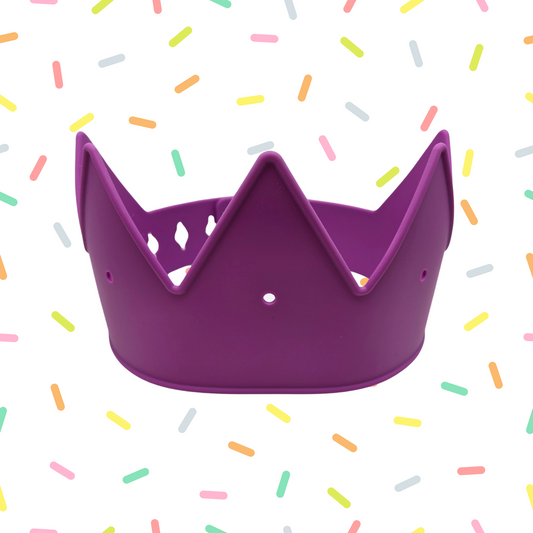 Cutie Crowns Purple Birthday Crown Dress Up Crown Confetti