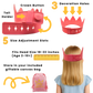 Cutie Crowns™ Kids Crown Bundle – Pink Adjustable Silicone Crown with Flower & Birthday Number Charms